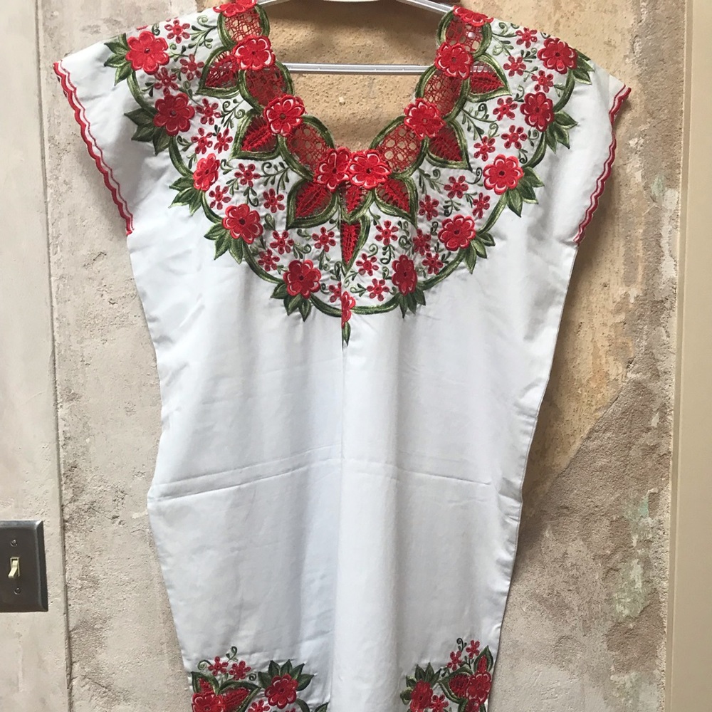 Guatemalan dress red
